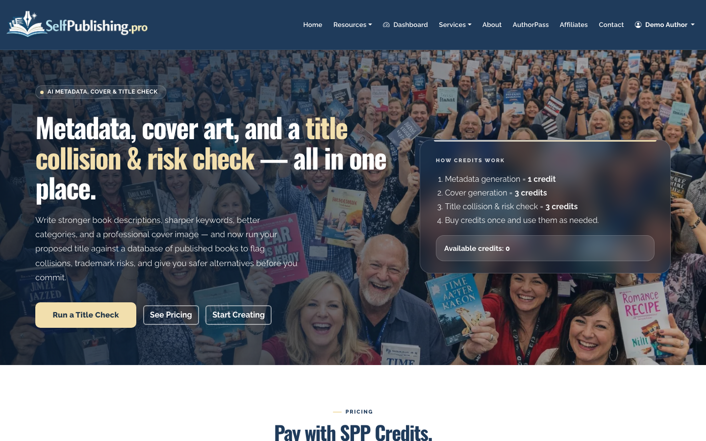 Use AI Book Tools for metadata, cover concepts, and title checks